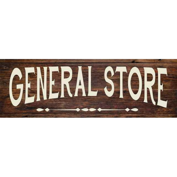 General Store farmhouse sign wood rustic home decor family sign PRINT pj